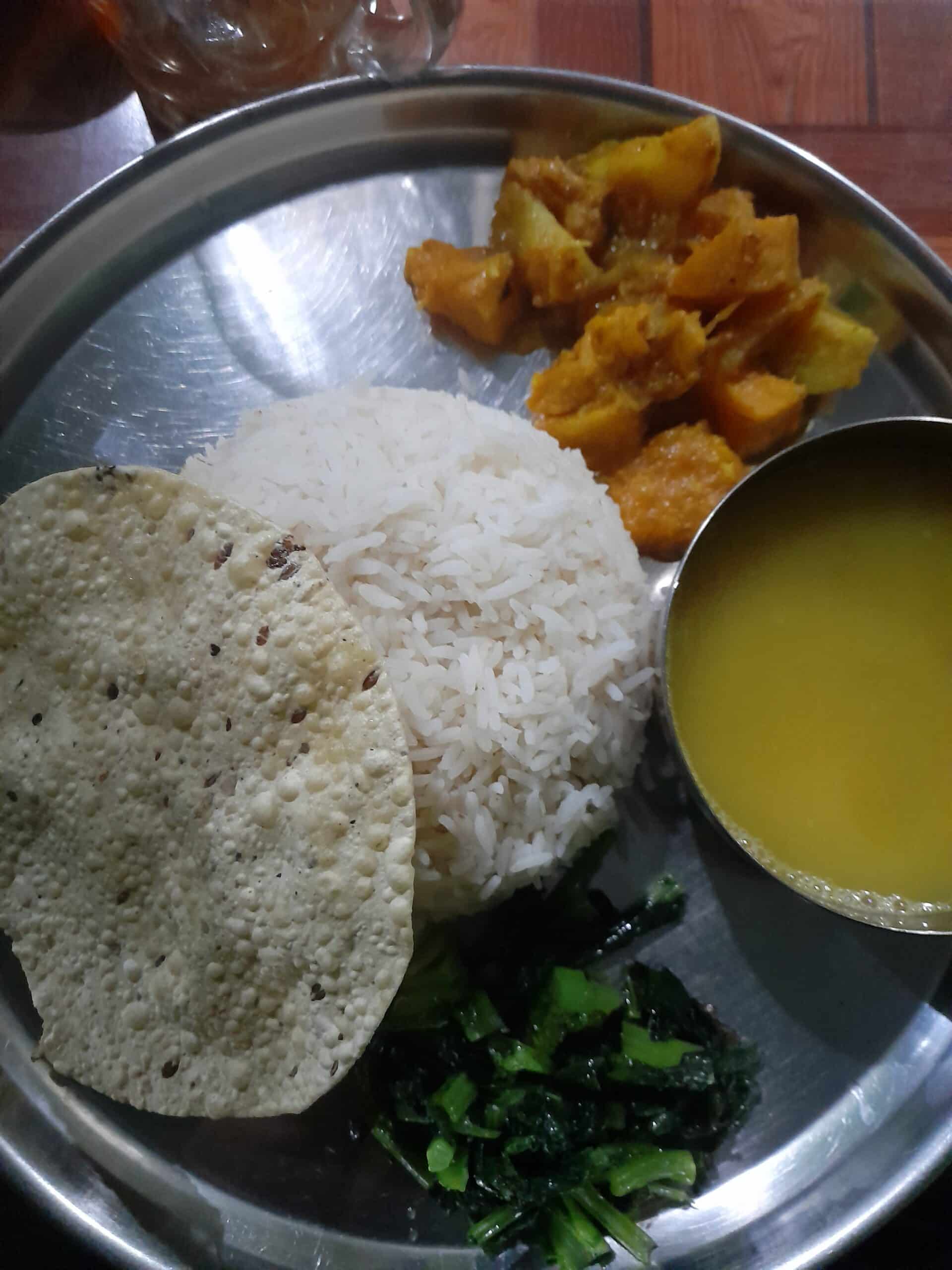 Alimentation trek Nepal