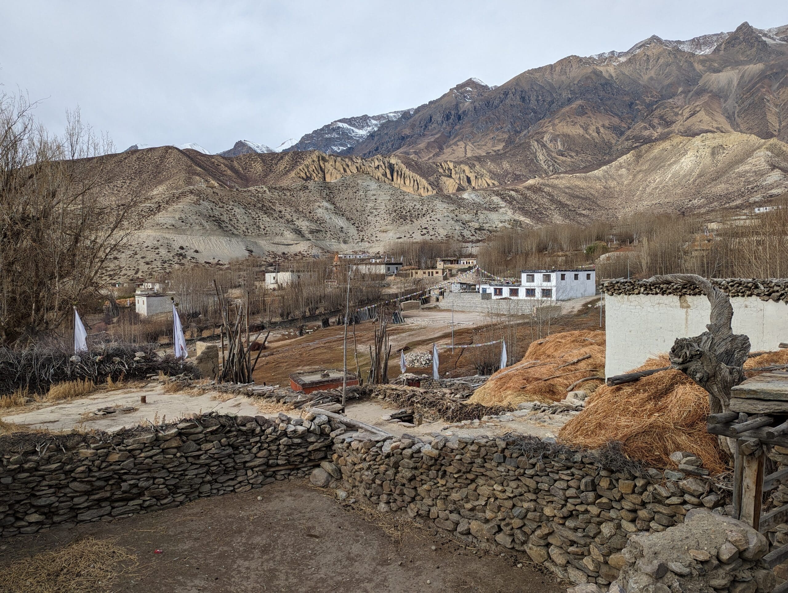 villages du haut mustang népal