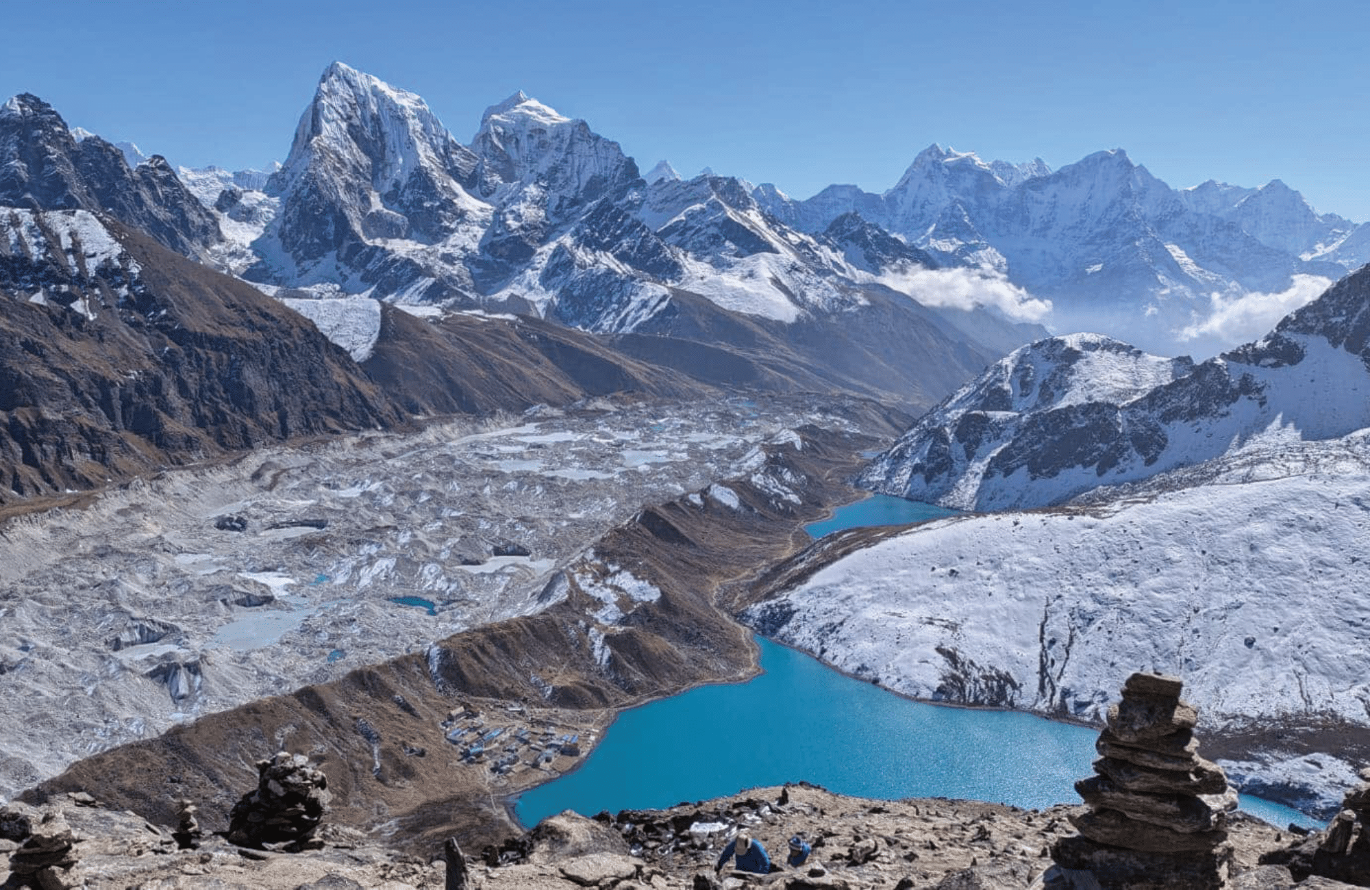 Glacier du Khumbu dans la région de l’Everest