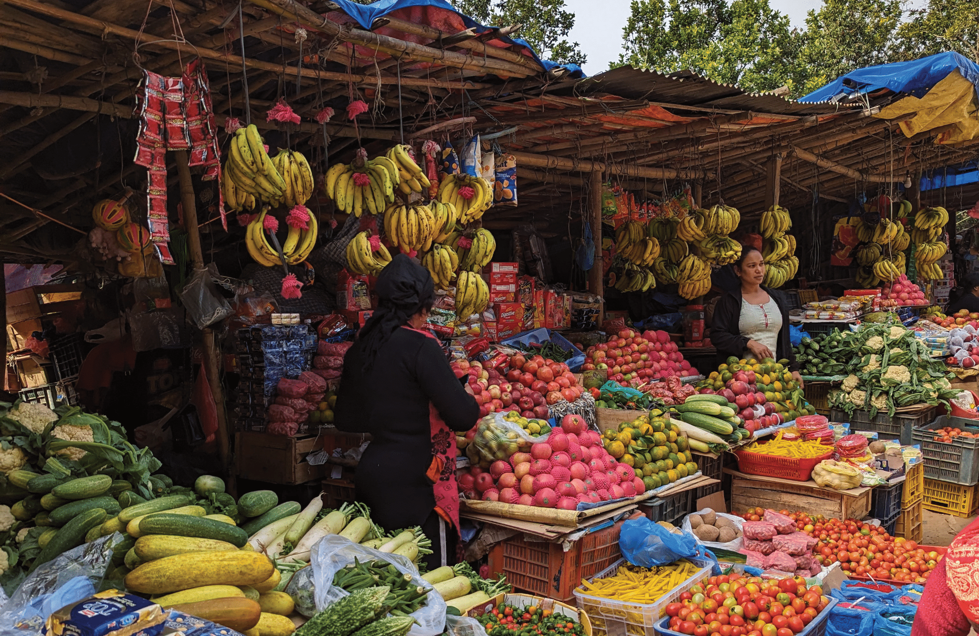 Marché traditionnel de Katmandou