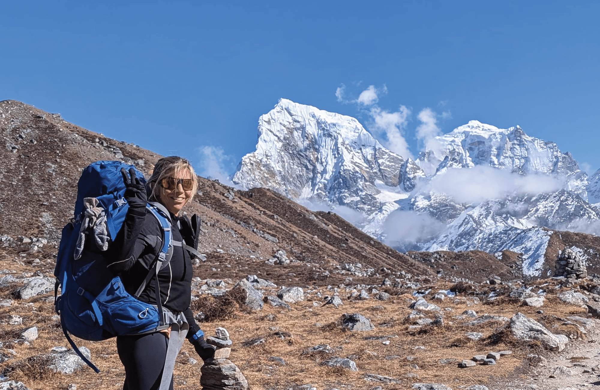 Everest, Lhotse et Nuptse dans l’Himalaya