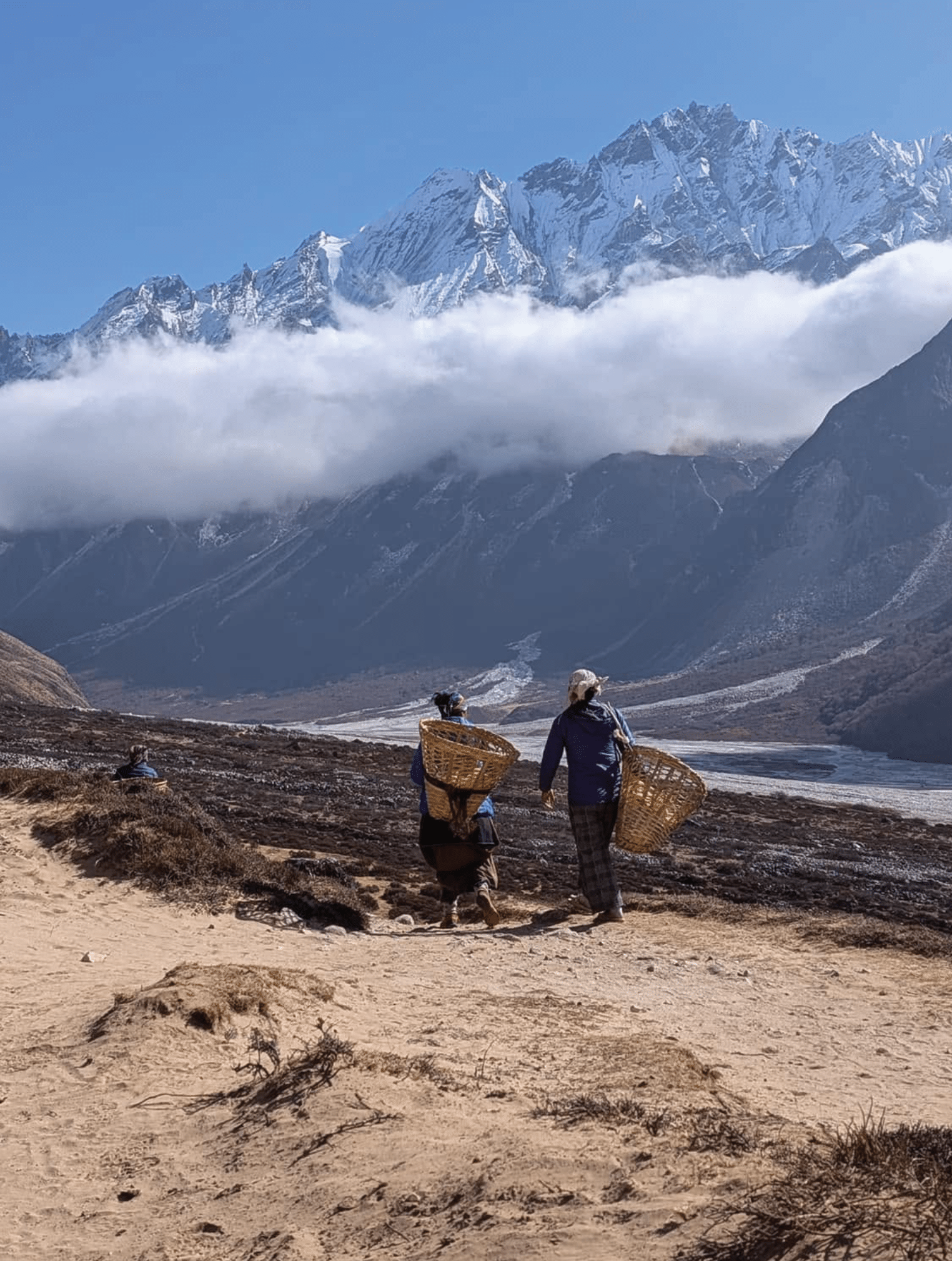 Paysage de la vallée du Langtang au Népal