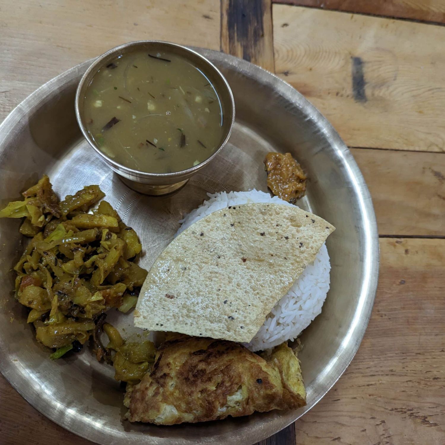 Alimentation trek Nepal